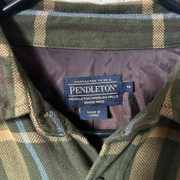 Vintage Pendleton Lined Flannel - Picture 3 of 3